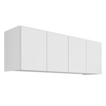 Armário Aéreo Multiuso Lavanderia 118cm Monna Branco Z34 - Mpozenato