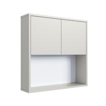Armário Aéreo Multiuso Suspenso 2 Portas 1 Nicho 60cm Budapest BA1060AR Arenas - Art In Móveis Armário Aéreo Multiuso Suspenso 2 Portas 1 Nicho 60cm Budapest BA1060AR Arenas - Art In Móveis
