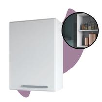 Armário Aéreo Multiuso Suspenso Lavanderia Prateleira 40cm Módulo Prateleira Gabinete Nicho Parede 1 Porta Cozinha Banheiro Compacto Móveis Paraná Armário Aéreo Multiuso Suspenso Lavanderia Prateleira 40cm Módulo Prateleira Gabinete Nicho Parede 1 Porta Cozinha Banheiro Compacto Móveis Paraná