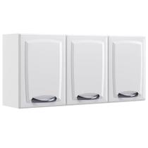Armário Aéreo New Premium 120cm 3 Portas Itatiaia Cor Branco