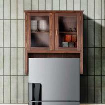 Armário Aéreo Oratório 2 Portas de Vidro Madeira Maciça Repleta Armário Aéreo Oratório 2 Portas de Vidro Madeira Maciça Repleta