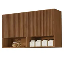 Armario Aéreo Organizador Multiuso Quarto Sala Bela 4 Portas