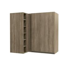 Armário Aéreo p/ Cozinha Canto Maxxi G768 c/ 1 Porta 98cm Nogal - Kappesberg