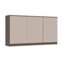 Armário Aéreo p/ Cozinha Connect 3 Portas Duna/Cristal - Henn