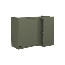 Armário Aéreo p/ Cozinha Évora PH 3125 Canto Reto c/ 1 Porta e 2 Nichos 92,5cm Verde - Herval Armário Aéreo p/ Cozinha Évora PH 3125 Canto Reto c/ 1 Porta e 2 Nichos 92,5cm Verde - Herval