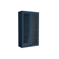 Armário Aéreo p/ Cozinha Évora PH 3129 c/ 2 Portas c/ Vidro 80cm Azul - Herval Armário Aéreo p/ Cozinha Évora PH 3129 c/ 2 Portas c/ Vidro 80cm Azul - Herval