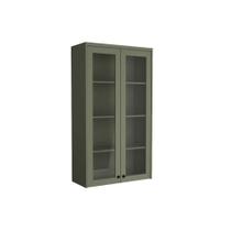 Armário Aéreo p/ Cozinha Évora PH 3129 c/ 2 Portas c/ Vidro 80cm Verde - Herval Armário Aéreo p/ Cozinha Évora PH 3129 c/ 2 Portas c/ Vidro 80cm Verde - Herval