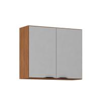 Armário Aéreo p/ Cozinha Firenze 2 Portas 80cm Amendola/Nude Prime TX - Demóbile Armário Aéreo p/ Cozinha Firenze 2 Portas 80cm Amendola/Nude Prime TX - Demóbile