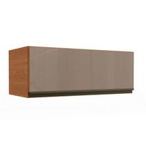 Armário Aéreo p/ Cozinha Maxxi G770 c/ 1 Porta c/ Vidro 80cm Canela - Kappesberg