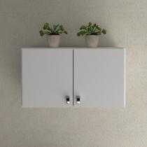 Armário Aéreo para Área de Serviço 63x36cm Branco Tecno Mobili