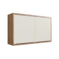Armário Aéreo para Cozinha 120cm 2 Portas Viena Bege/Freijó/Argila Armário Aéreo para Cozinha 120cm 2 Portas Viena Bege/Freijó/Argila