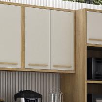 Armário Aéreo para Cozinha 3 Portas 120cm Torino Valdemóveis