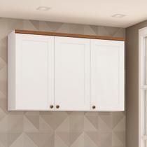 Armário Aéreo Para Cozinha 3 Portas Provençais Iluminata