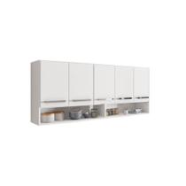 Armario Aereo para Cozinha 5 Portas Branco Filipinas Casa Mobilia Armario Aereo para Cozinha 5 Portas Branco Filipinas Casa Mobilia