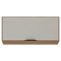 Armário Aéreo Para Cozinha Firenze 1 Porta Amêndola Touch Nude Tx - Demóbile Armário Aéreo Para Cozinha Firenze 1 Porta Amêndola Touch Nude Tx - Demóbile