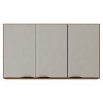 Armário Aéreo para Cozinha Firenze 3 Portas Amêndola Touch Nude Prime Tx - Demóbile Armário Aéreo para Cozinha Firenze 3 Portas Amêndola Touch Nude Prime Tx - Demóbile