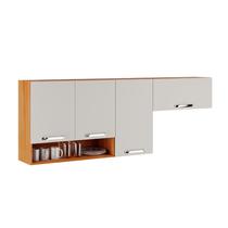 Armario Aereo para Cozinha Vegas em MDP com Nicho 4 Portas Itatiaia