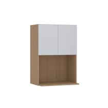 Armário Aéreo para Micro-ondas 60cm 2 Portas Slim Luciane Móveis Armário Aéreo para Micro-ondas 60cm 2 Portas Slim Luciane Móveis