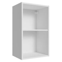 Armário Aéreo Para Quarto 40 Cm 2 Nichos Abertos Branco Neo Madesa Armário Aéreo Para Quarto 40 Cm 2 Nichos Abertos Branco Neo Madesa
