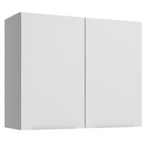 Armário Aéreo Para Quarto 80 Cm 2 Portas Branco Neo Madesa