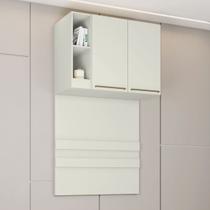 Armário Aéreo para Quarto Ponte Predileto 2 Portas Areia - Henn