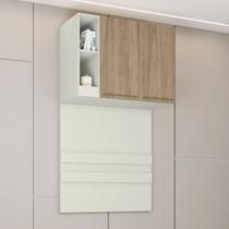 Armário Aéreo para Quarto Ponte Predileto 2 Portas Areia/Jequitiba - Henn