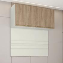 Armário Aéreo para Quarto Ponte Predileto 4 Portas Areia Hp/Jequitiba - Henn Armário Aéreo para Quarto Ponte Predileto 4 Portas Areia Hp/Jequitiba - Henn