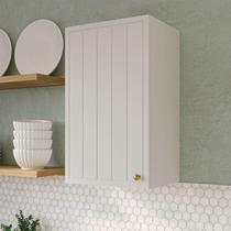 Armário Aéreo Planejado 1 Porta 40cm Marselha CabeCasa MadeiraOriginals Branco Armário Aéreo Planejado 1 Porta 40cm Marselha CabeCasa MadeiraOriginals Branco