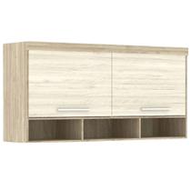 Armário Aéreo Ponte Casal 2 Portas com Nicho Master