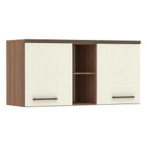 Armário Aéreo Ponte Casal Modulado Connect 145cm 2 Portas Luciane Móveis