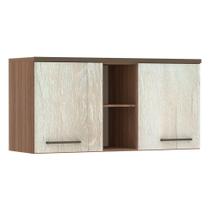 Armário Aéreo Ponte Casal Modulado Connect 145cm 2 Portas Luciane Móveis