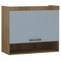 Armário Aéreo Ponte Modulado 97cm Delphi Avelã/Grey L01 - Mpozenato Armário Aéreo Ponte Modulado 97cm Delphi Avelã/Grey L01 - Mpozenato