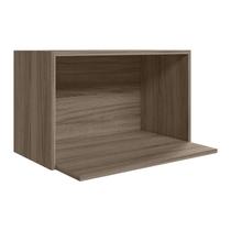 Armario Aereo Porta Microondas MDF 60 cm Kali 15214 Carvalho Toq Nicioli