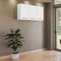 Armário Aereo Supenso Nicho Multiuso 120 Com 3 Portas Intenza Cozinha Varanda Armário Aereo Supenso Nicho Multiuso 120 Com 3 Portas Intenza Cozinha Varanda