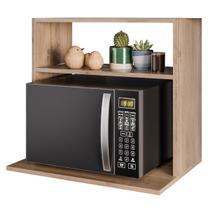 Armário Aéreo Suporte para Microondas com Nicho Luara Freijó