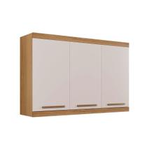 Armário Aéreo Talismã 3 Portas Arte Móveis Cinamomo-off White