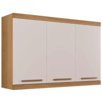 Armário Aéreo Talismã 3 Portas Cinamomo Off White Arte Móveis Armário Aéreo Talismã 3 Portas Cinamomo Off White Arte Móveis