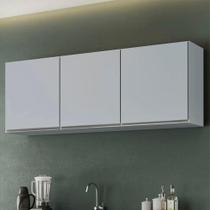 Armário Aéreo Theo L06 150CM 3 Portas MDF Giratória Cinza D'Rossi Armário Aéreo Theo L06 150CM 3 Portas MDF Giratória Cinza D'Rossi
