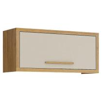 Armário Aéreo Torino 1 Porta com Prateleira MDP-MDF 80cm Cinamomo Off White Armário Aéreo Torino 1 Porta com Prateleira MDP-MDF 80cm Cinamomo Off White