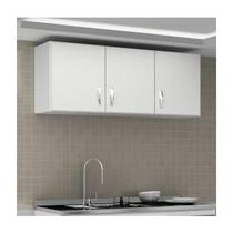 Armário Aéreo Triplo 1,20m 3 Portas 120cm Cozinha