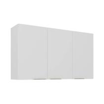 Armário Aéreo Triplo Renova 3 Portas 120cm Branco