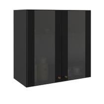 Armário Aéreo Vollare - 70cm 2 Portas C/Vidro 1 Prateleira - Fiorello