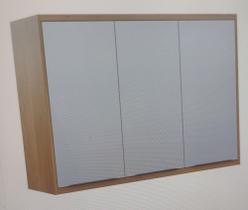 Armário aero Itália 3 portas cinamomo off white