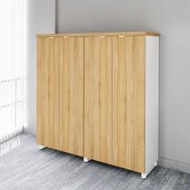 Armário Alto 1,58m x 1,60m Duplo 4 Portas de Abrir F5 Office