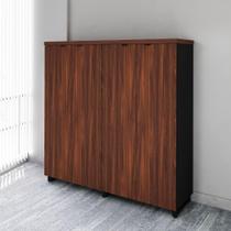 Armário Alto 1,58m x 1,60m Duplo 4 Portas de Abrir F5 Office