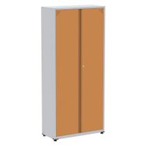 Armário Alto 2 portas Pandin 90 cm (Largura) Inmetro Estrutura Aço Cinza e Portas Laranjas c/ Chave Armário Alto 2 portas Pandin 90 cm (Largura) Inmetro Estrutura Aço Cinza e Portas Laranjas c/ Chave