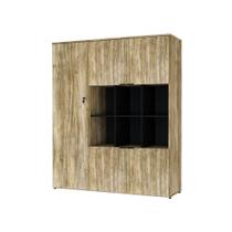 Armário Alto C/Nichos e 05 Portas 161,5x135x42cm