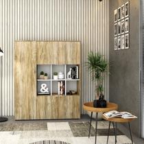 Armário Alto com Nichos e 05 Portas 161,5x135x42cm Armário Alto com Nichos e 05 Portas 161,5x135x42cm