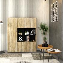 Armário Alto com Nichos e 05 Portas 161,5x135x42cm Armário Alto com Nichos e 05 Portas 161,5x135x42cm