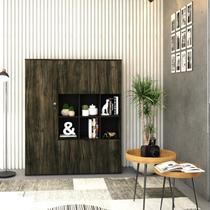 Armário Alto com Nichos e 05 Portas 161,5x135x42cm Armário Alto com Nichos e 05 Portas 161,5x135x42cm